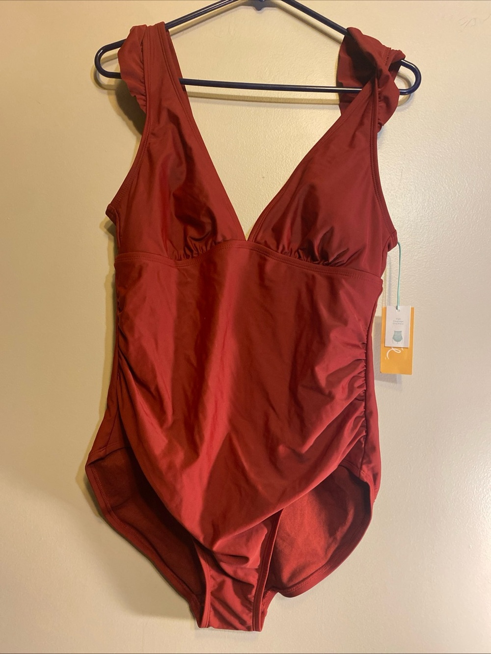 Kona Sol-Womens High Coverage‎ One Piece Swimsuit-L (12-14)